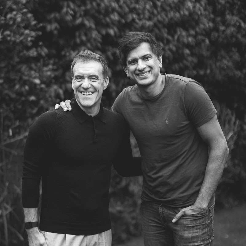 Andy Ramage with Dr Rangan Chatterjee